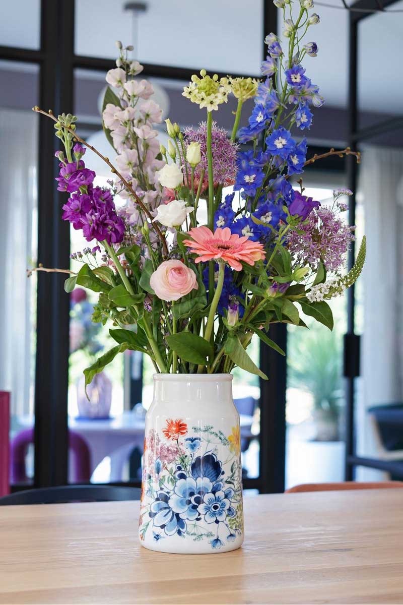 Melkbusvaas Wildbloemen