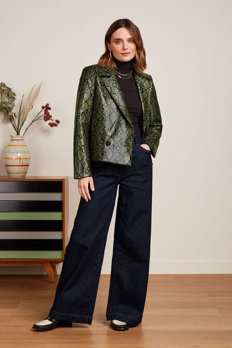 Patti Coat Viper Olive Green - King Louie