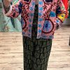 Jacket Pink And Blue Embroidery ToutVintage 1