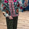 Jacket Skyblue Embroidery Cotton ToutVintage 2