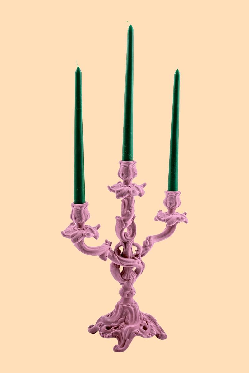 Kandelaar Zachtroze Candelabra