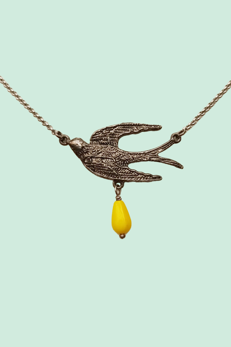 Ketting Bird Yellow - Urban Hippies