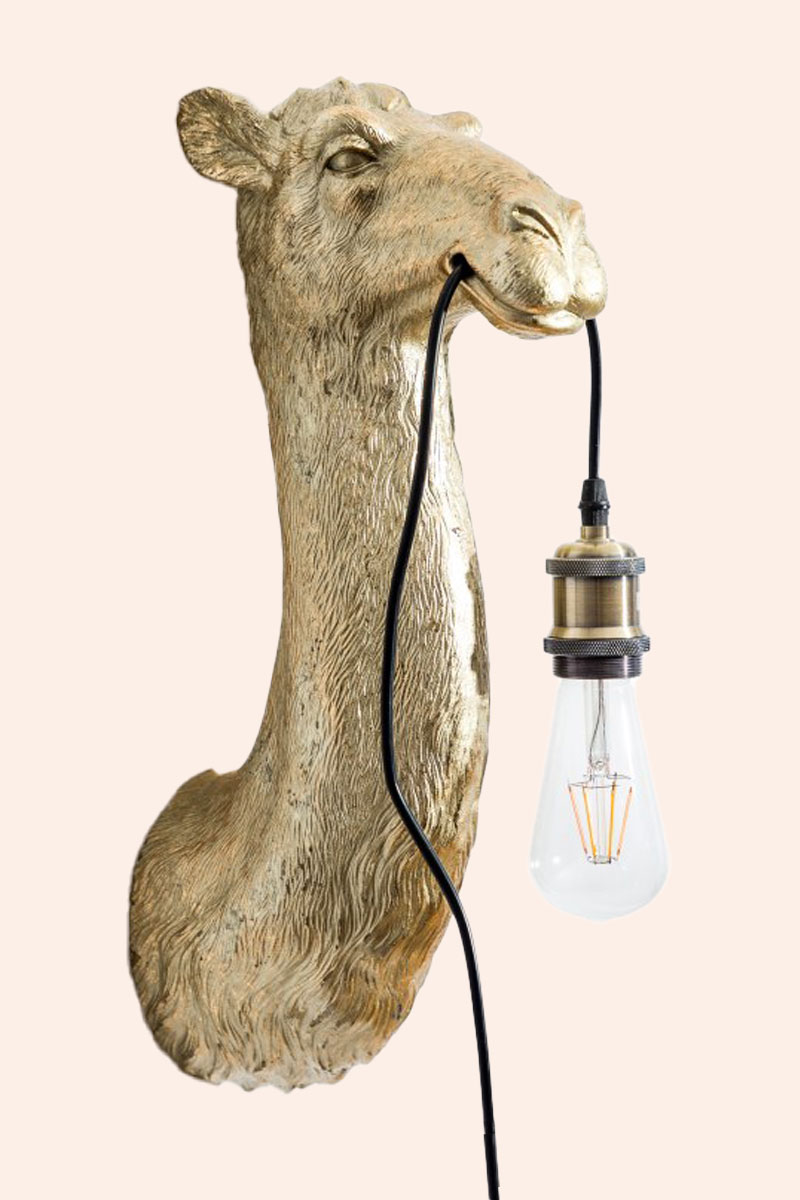 Lamp Kameel Goud
