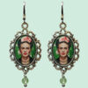 Oorbel Frida Silver Green Urban Hippies