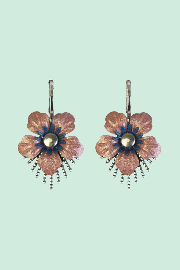 Oorbel Raio Old/ Pink/ Navy - Urban Hippies