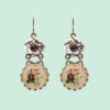 Oorbel Rose Silver Flower Urban Hippies