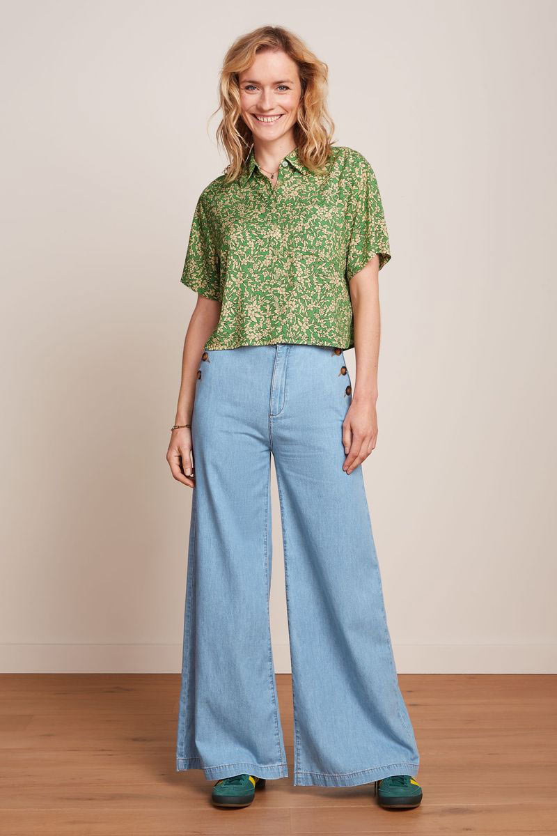 Pirla Pants Festa Light Denim - King Louie