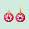 Oorbel Daisy Pink SP Urban Hippies 1
