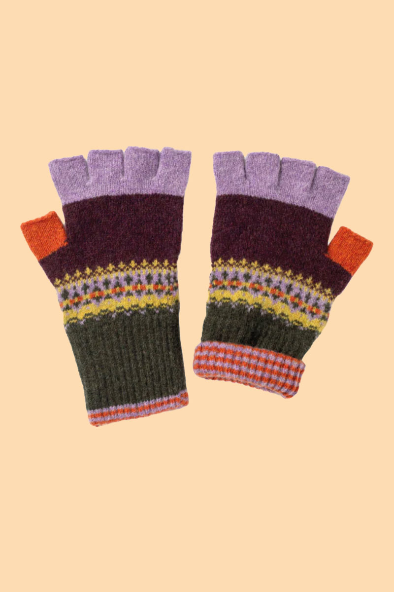 Alloa Fingerless Gloves Copperland - Eribé