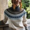 alpine roll collar sweater taurus eribe wol