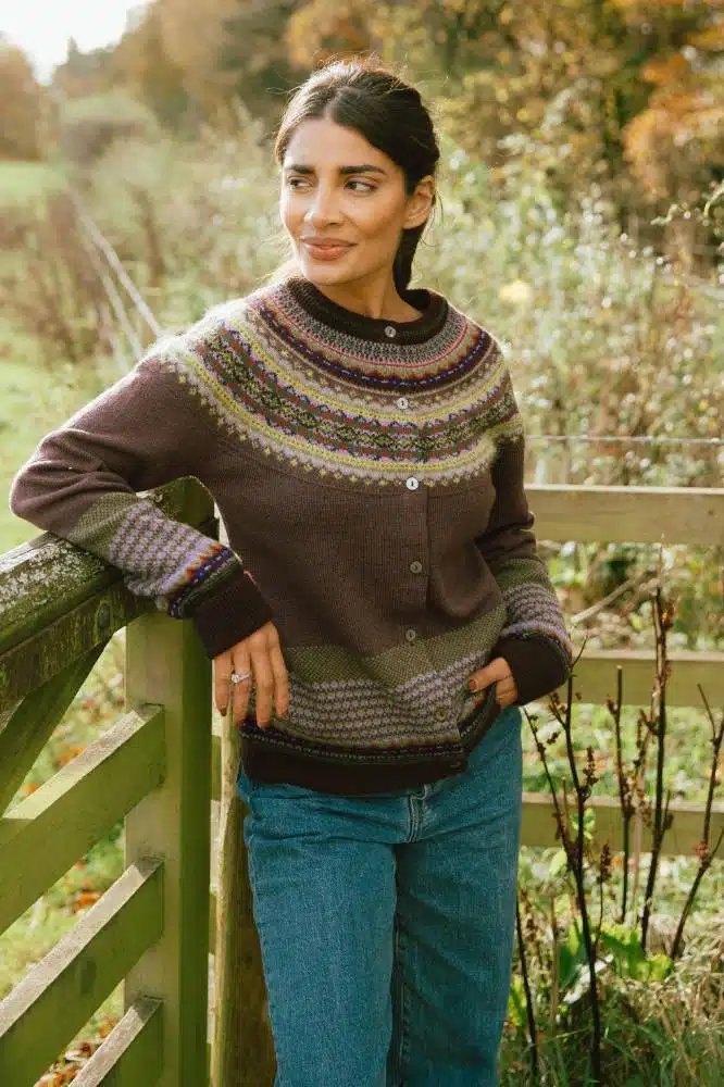 Alternative view of Alpine Cardigan Heather - Eribé