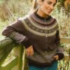 eribe cardigan alpine cocoa model 3