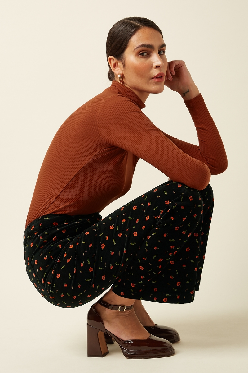 Ida Front Zip Pants Nival - King Louie
