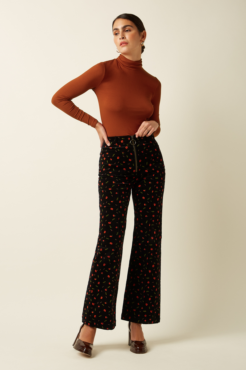 Alternative view of Ida Front Zip Pants Nival - King Louie