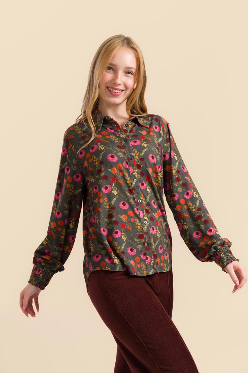 Amy Blouse Wild Winter Field - LaLamour