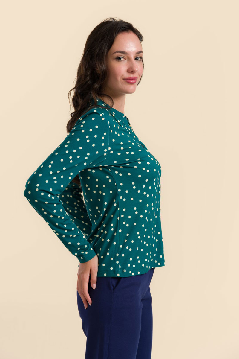 Alternative view of Anna Blouse Dots - LaLamour