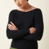 audrey top cocoon black king louie