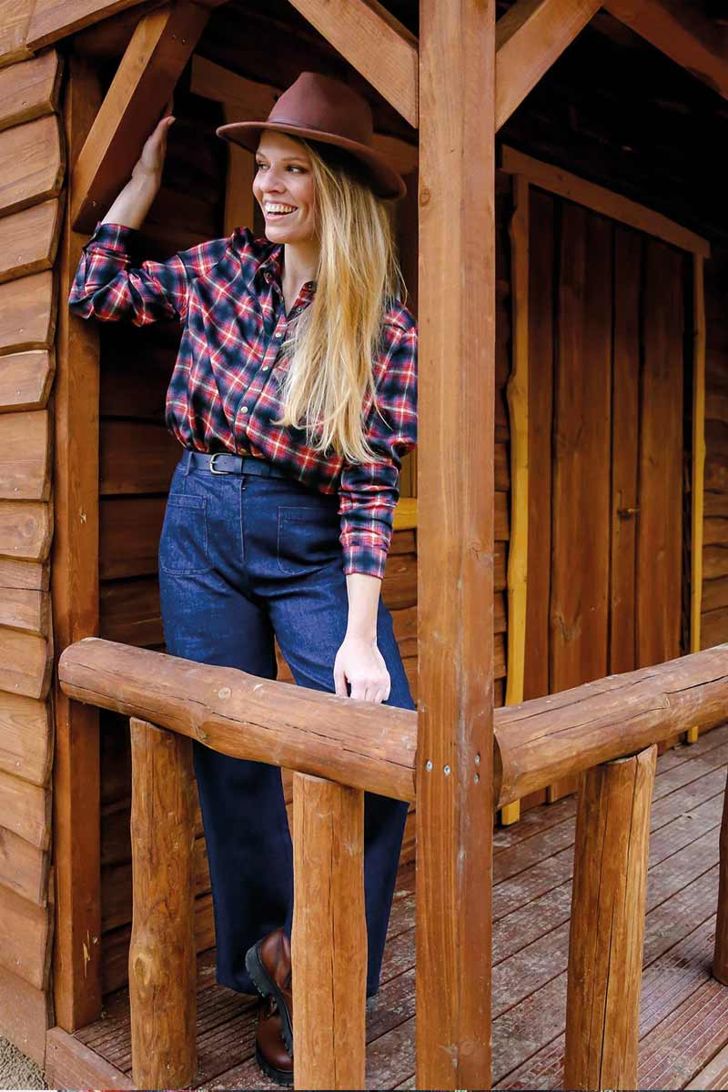 Alternative view of Blouse Pony Check - La Fiancee