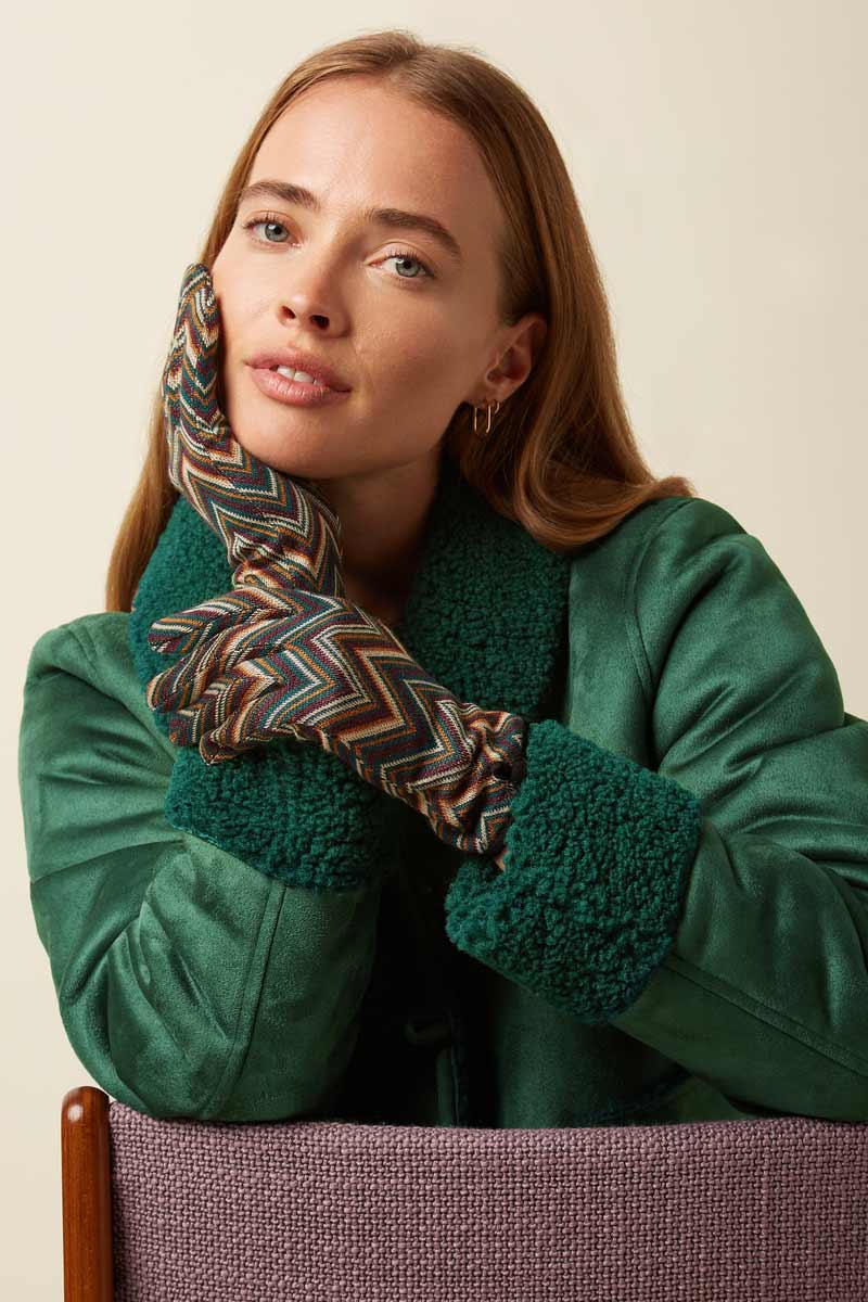 Fable Glove Botanical Green - King Louie