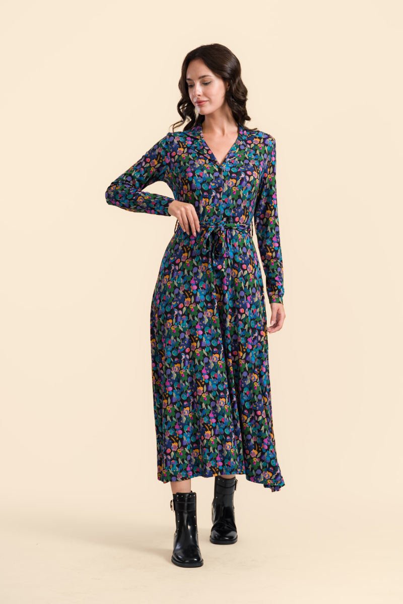 Helena Dress Color Splash - LaLamour