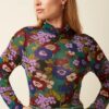 king louie top rollneck flowerfield model