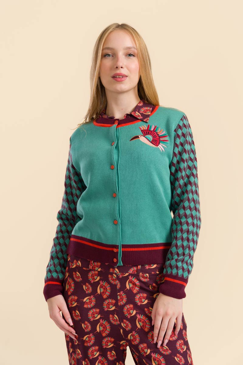 Alternative view of Cardigan Bird of Paradise - LaLamour