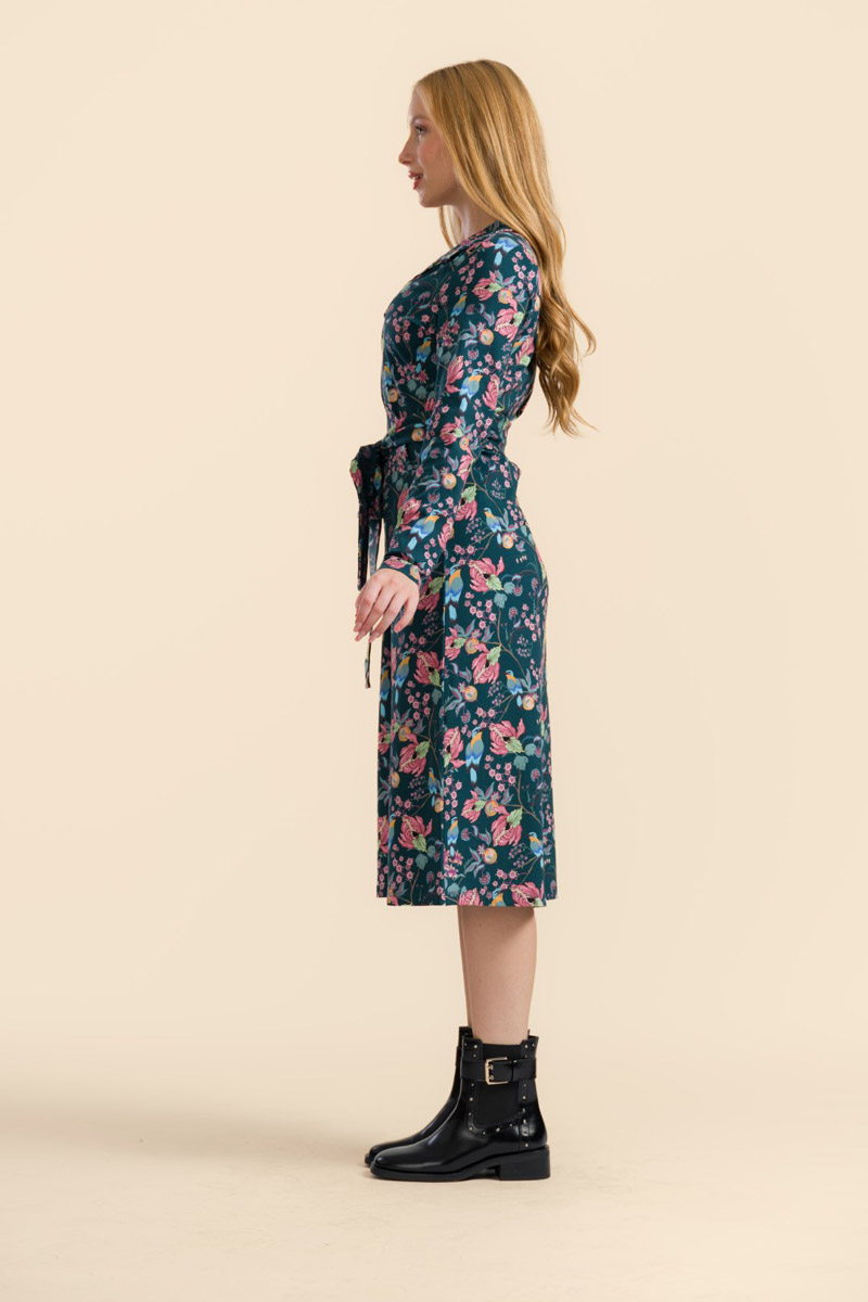 Alternative view of Marilyn Dress Birdy - LaLamour