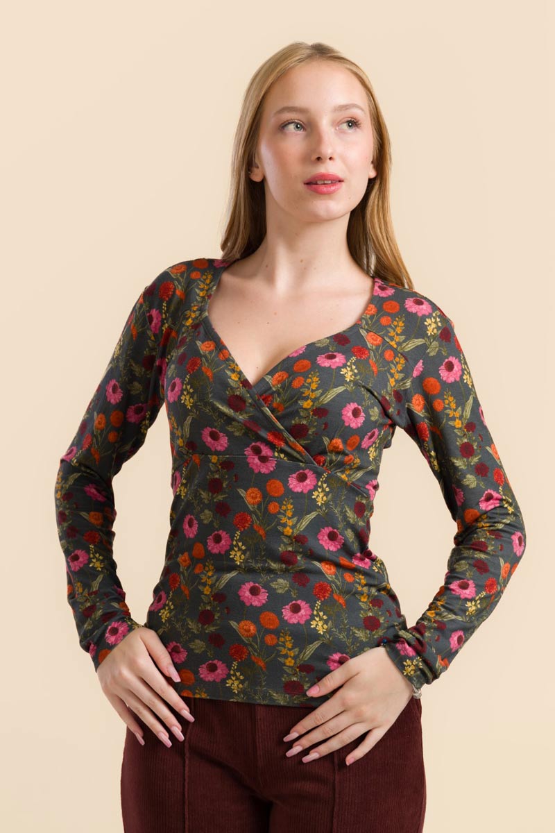 Monroe Top Wild Winter Field - LaLamour