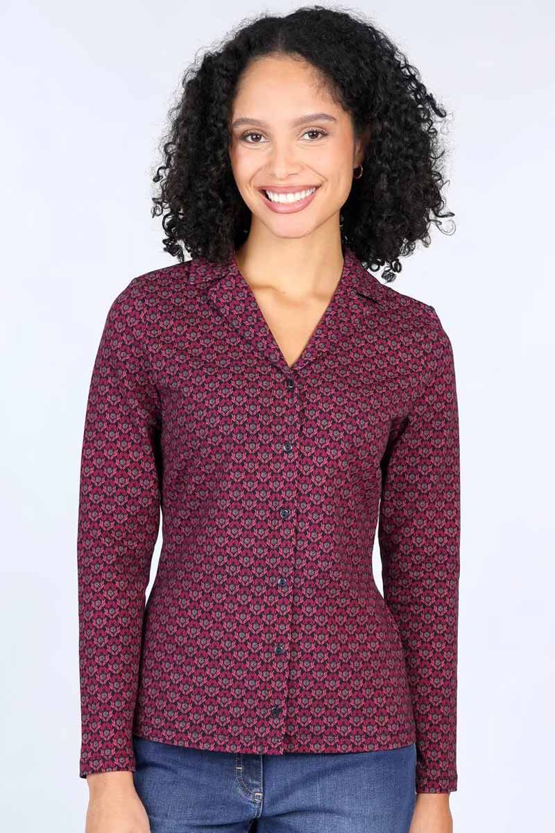 Blouse Celeste Daisy Black - Lykka du Nord