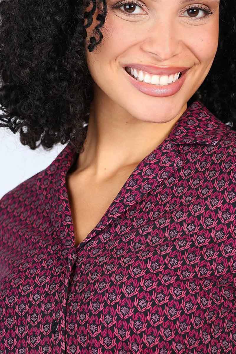 Blouse Celeste Daisy Black - Lykka du Nord - Afbeelding 2