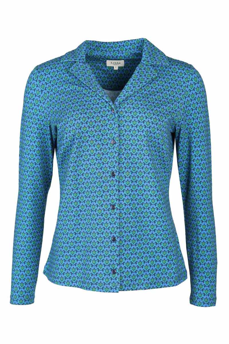 Blouse Celeste Daisy Indigo - Lykka du Nord - Afbeelding 3