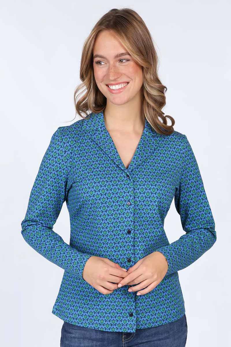 Blouse Celeste Daisy Indigo - Lykka du Nord - Afbeelding 2