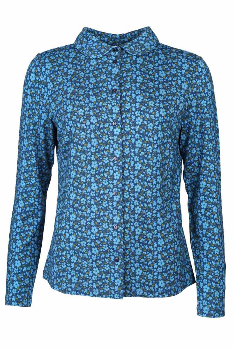 Blouse Eltje Little Flower Indigo - Lykka du Nord - Afbeelding 3