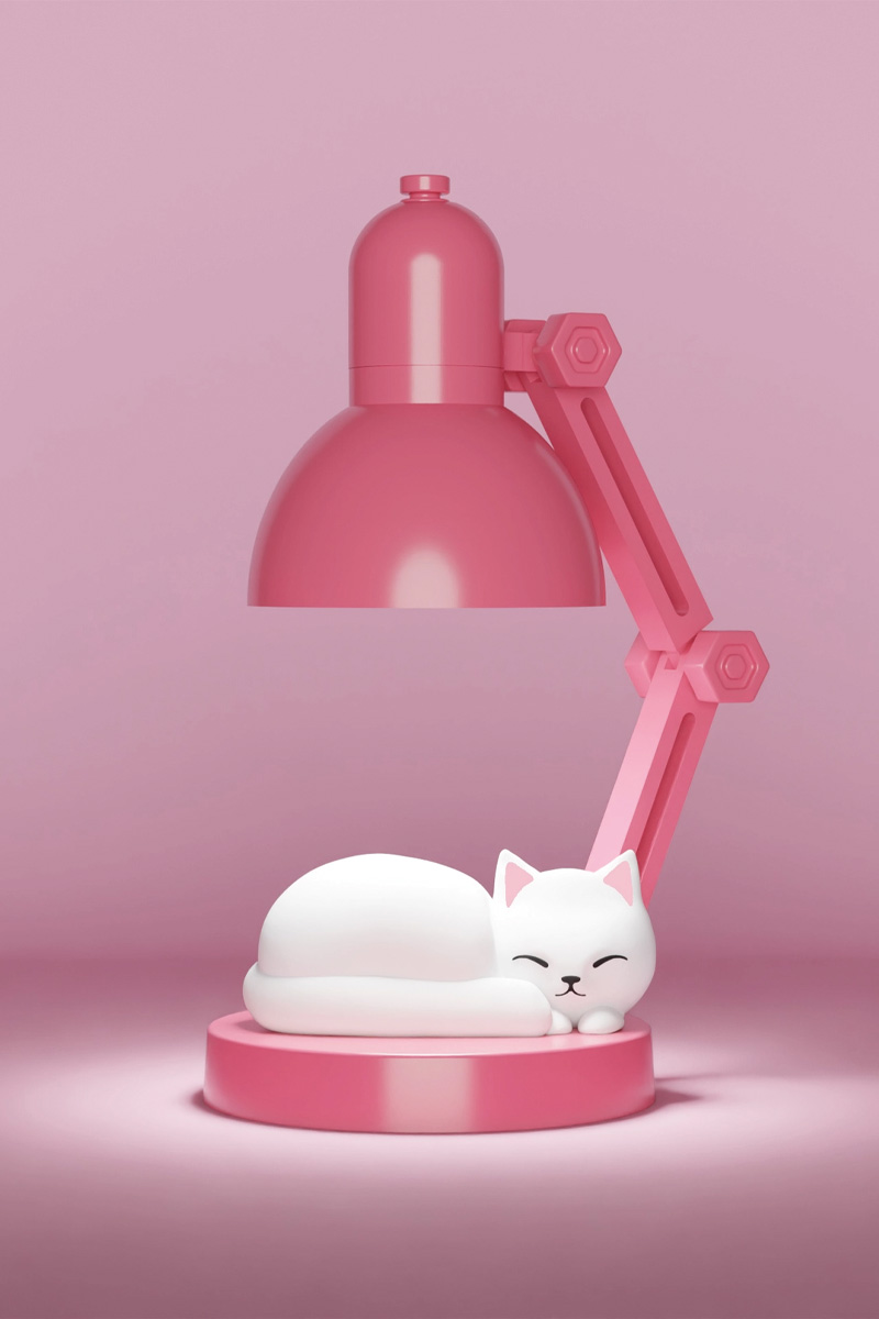 Mini Cat Lamp