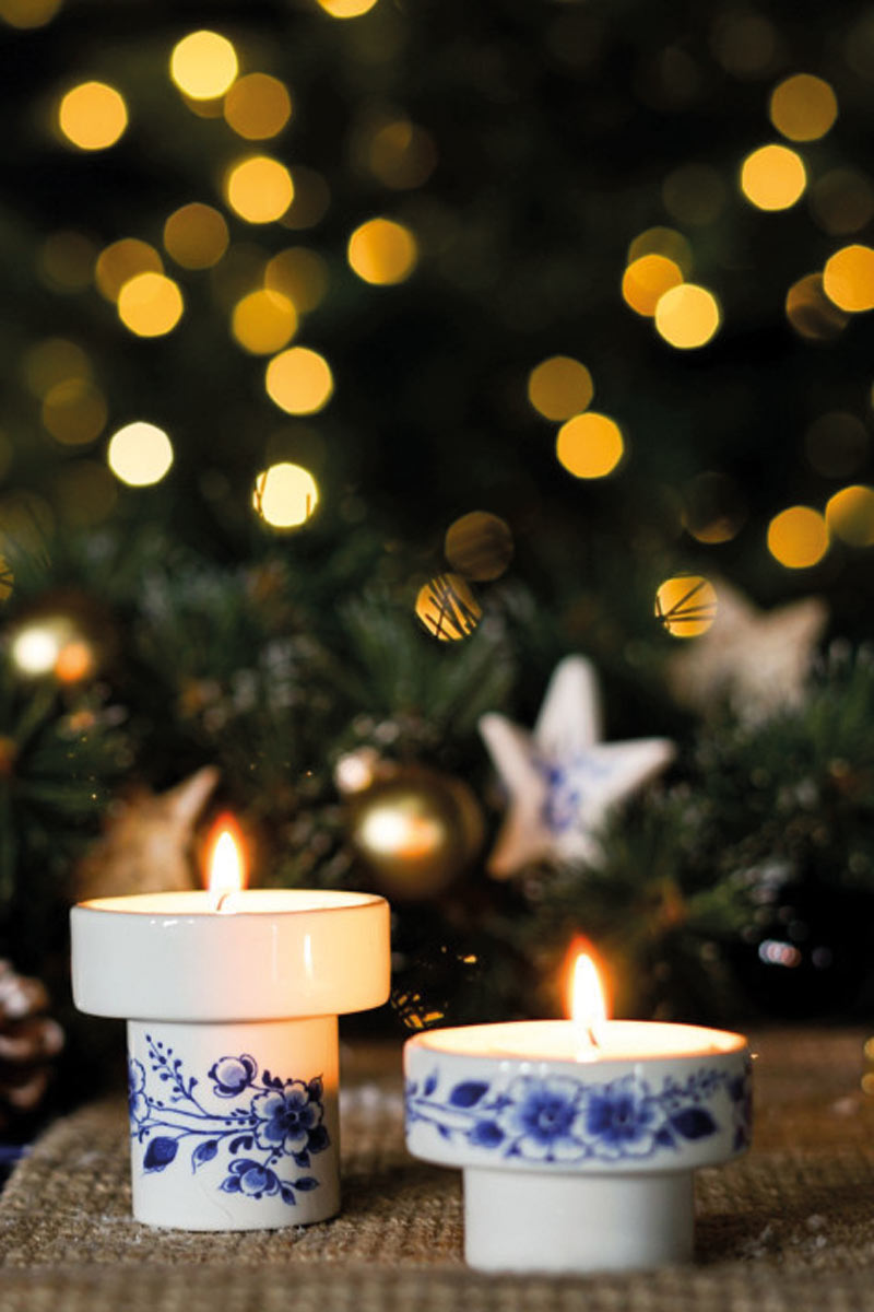 Waxinelichthouder Bloem