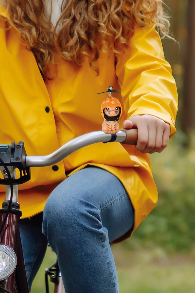 Bike Kitty met Helmpje - Fiets Plezier - Afbeelding 3