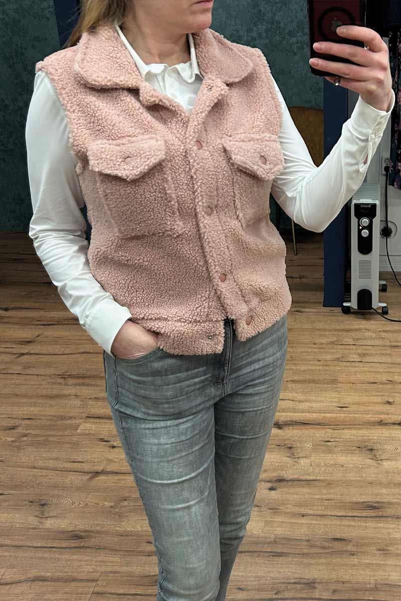 Gilet Powderpink