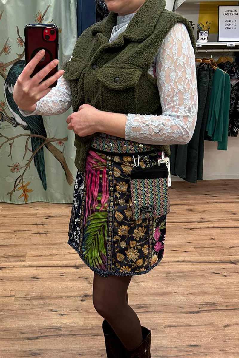 Alternative view of Clara Skirt Rainbow - ZAND Amsterdam