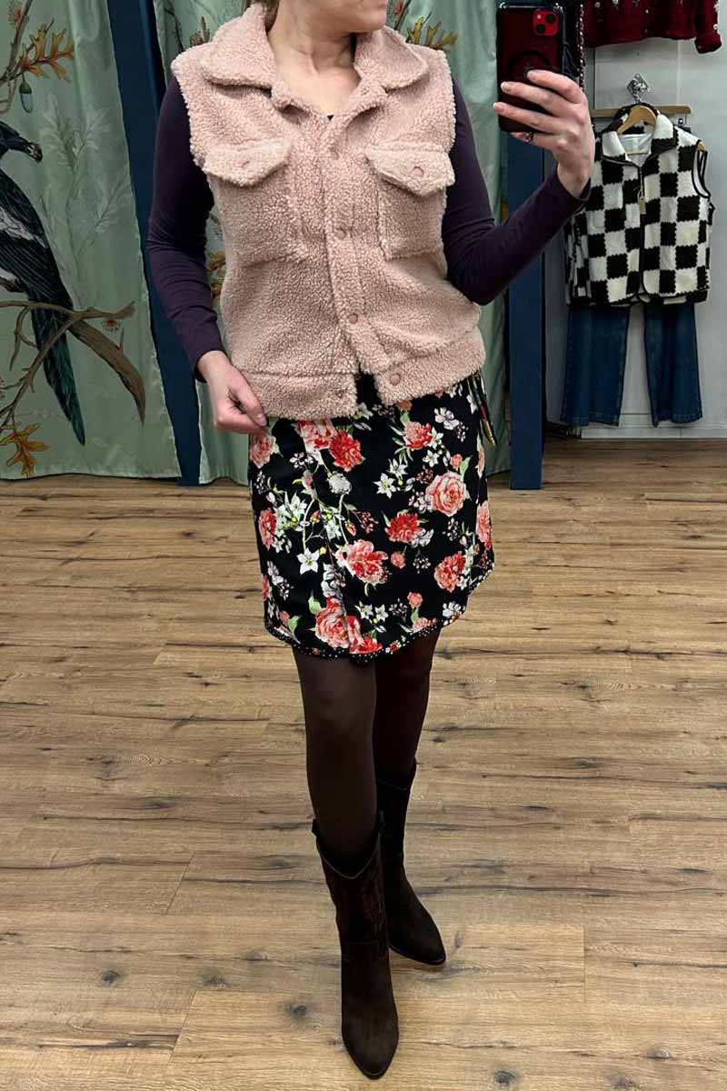 Raaf Skirt Crepe - ZAND Amsterdam