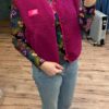 gilet fuchsia framboos 1
