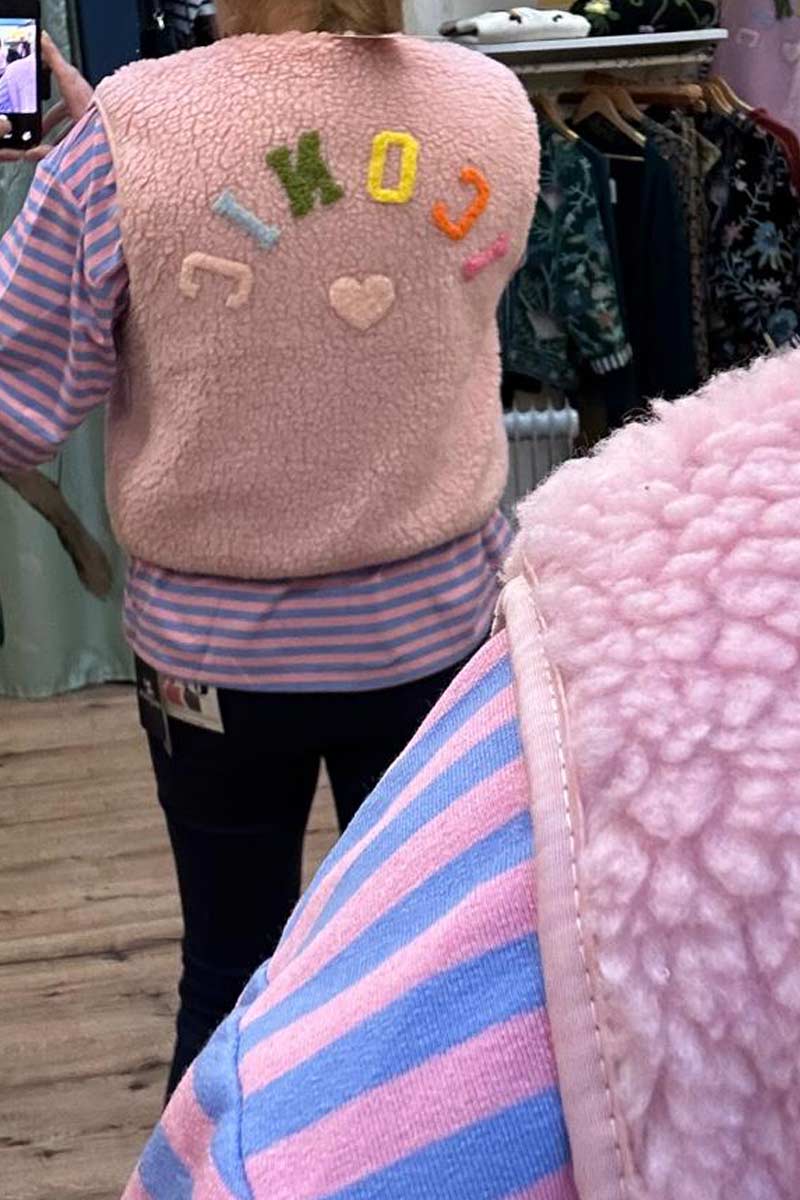 Alternative view of Gilet Iconic Pink