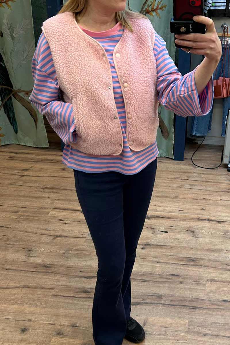Gilet Iconic Pink