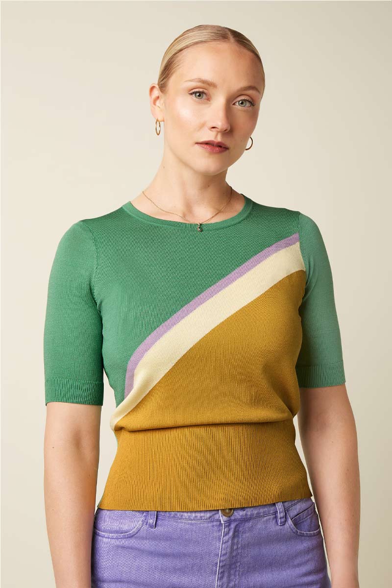 Agnes Top Kira Honey Yellow - King Louie